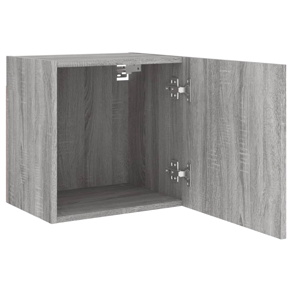 Móveis parede TV 2pcs 40,5x30x40 cm deriv. madeira cinza sonoma