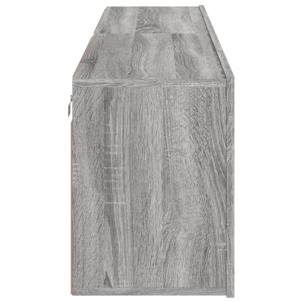 Móveis de parede para TV 2 pcs 80x30x41 cm cinzento sonoma