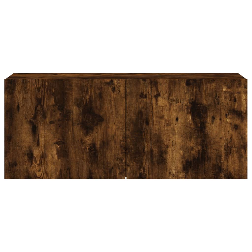 Móvel de parede para TV 100x30x41 cm carvalho fumado