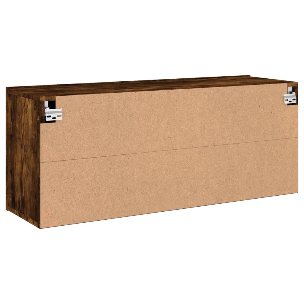 Móvel de parede para TV 100x30x41 cm carvalho fumado