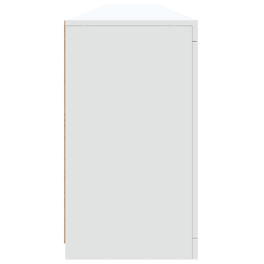 Aparador com luzes LED 283x37x67 cm branco