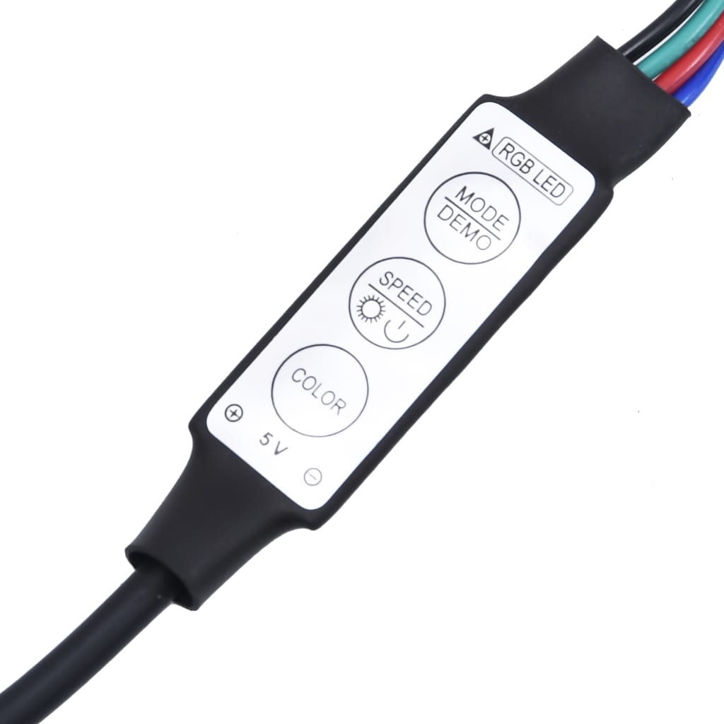Móvel de TV com luzes LED 60x35x15,5 cm cinzento cimento
