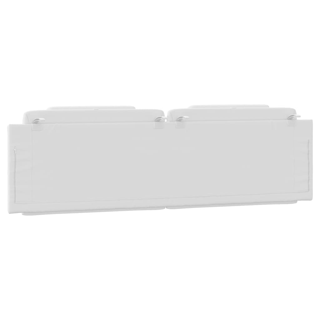 Almofadão de cabeceira Viana 183 cm couro artificial branco