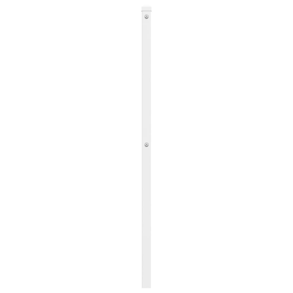 Cabeceira de cama 107 cm metal branco