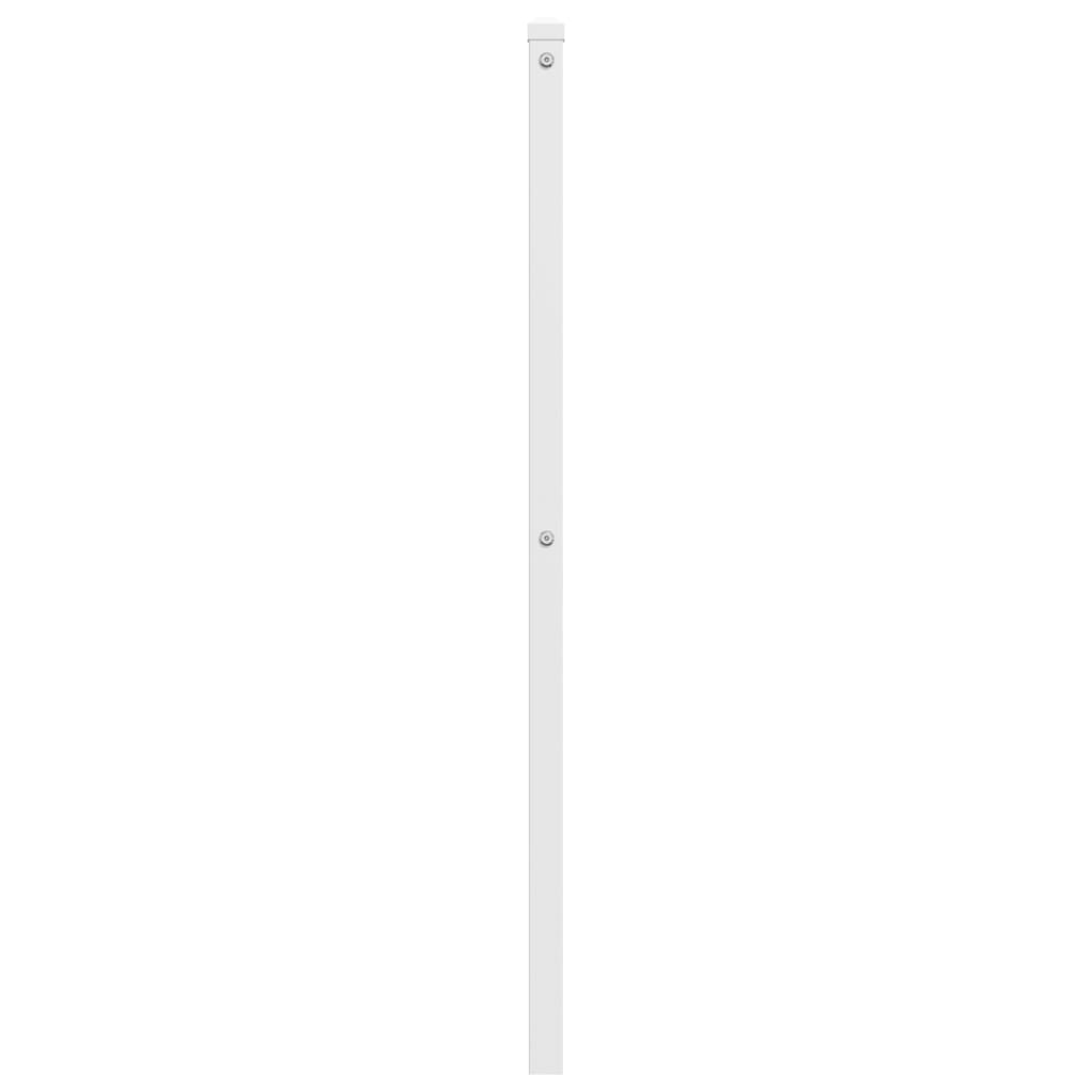 Cabeceira de cama 160 cm metal branco
