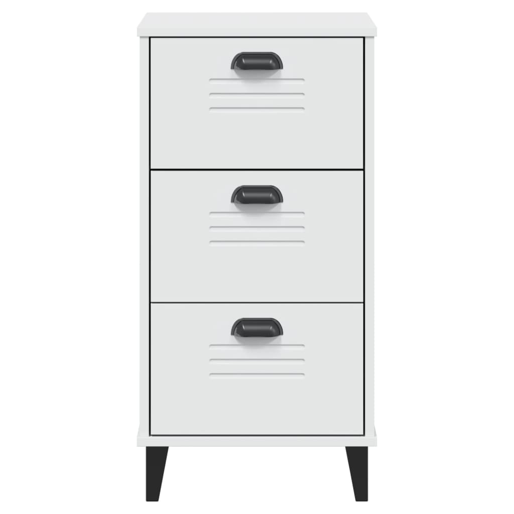 Mesa de cabeceira VIKEN derivados de madeira branco