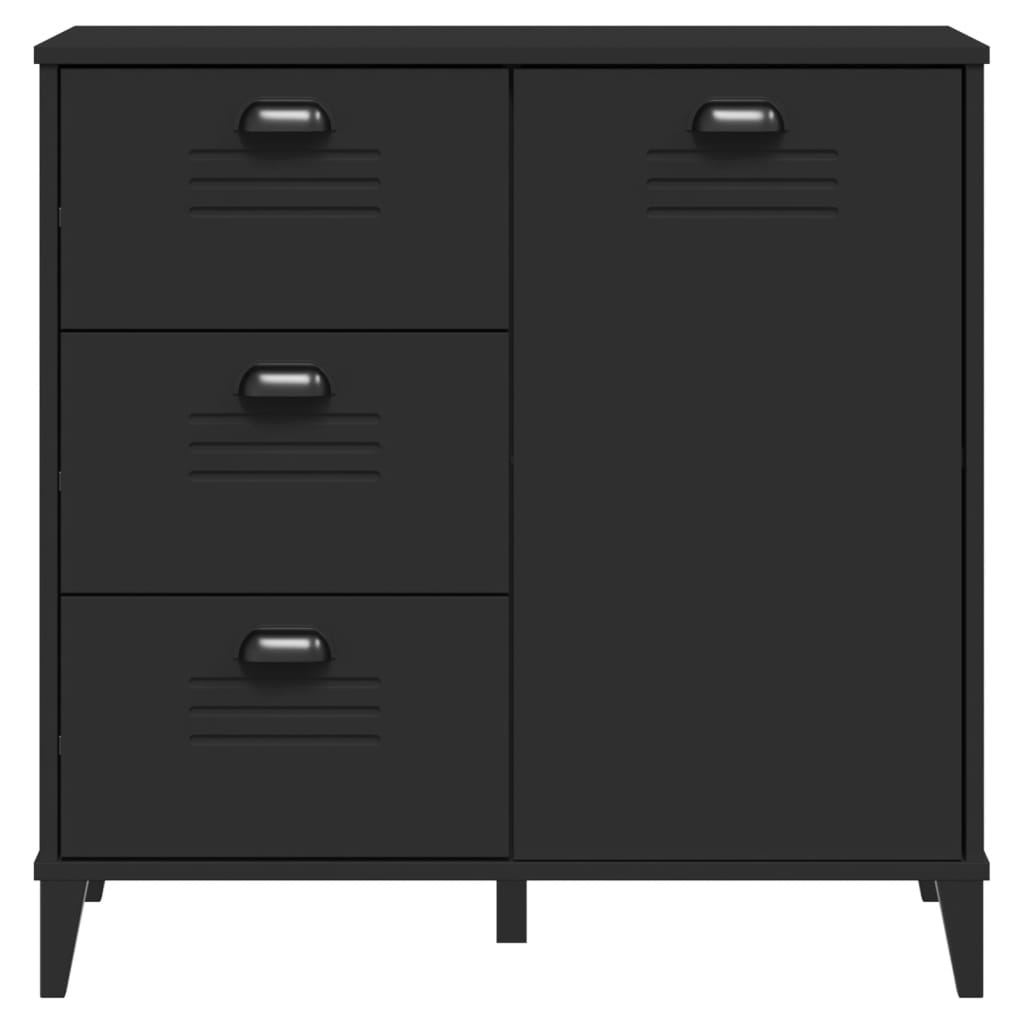 Aparador VIKEN 80x40x80 cm derivados de madeira preto