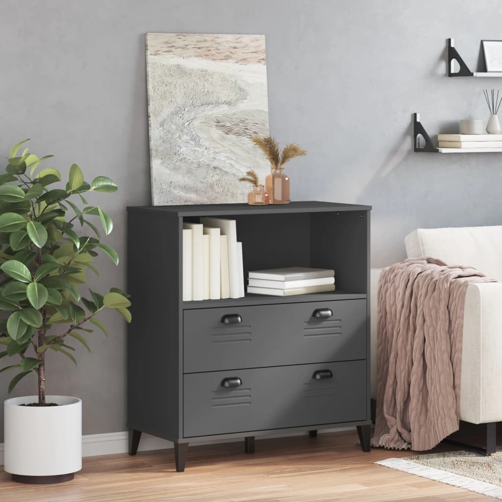 Estante VIKEN 80x40x90 cm derivados de madeira antracite