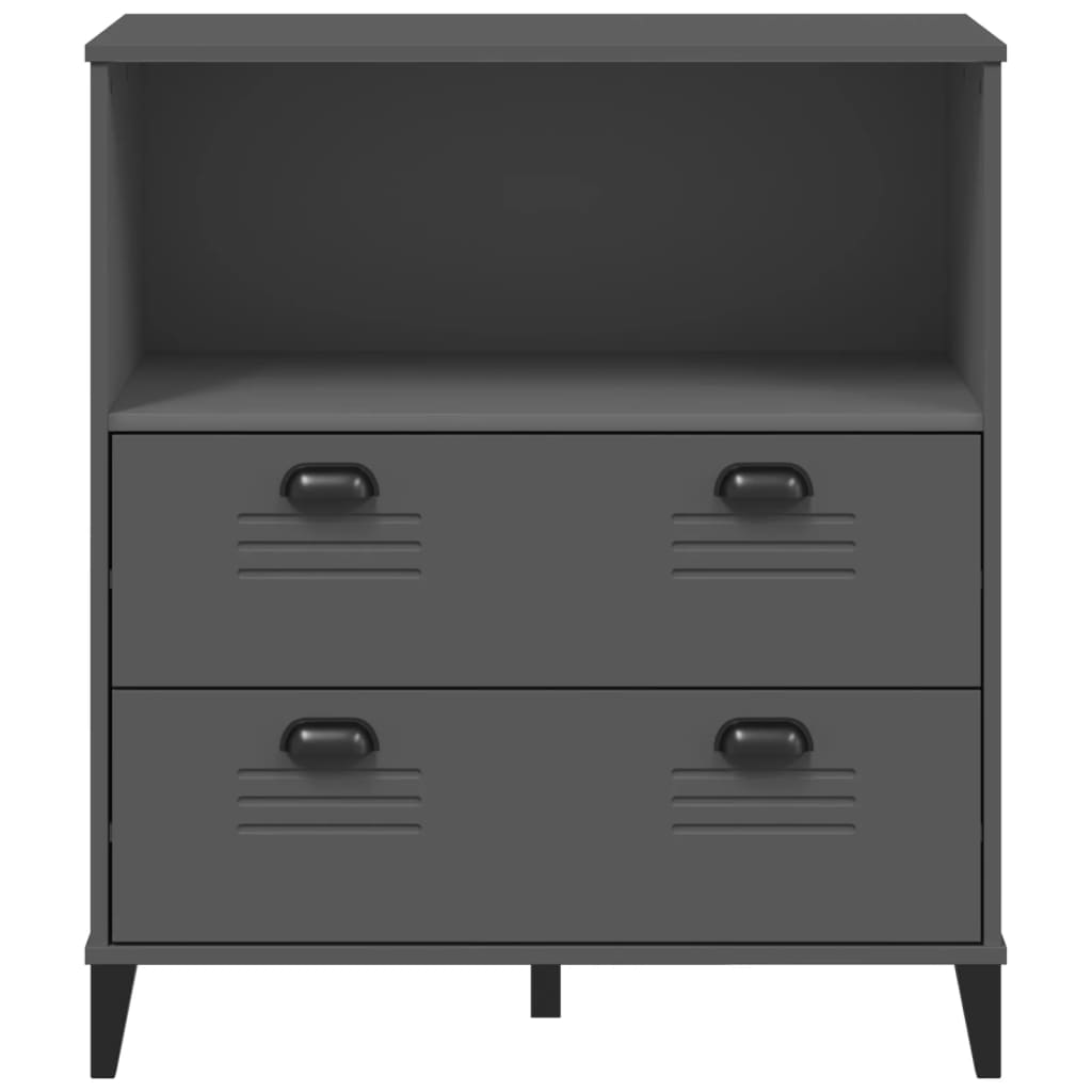 Estante VIKEN 80x40x90 cm derivados de madeira antracite