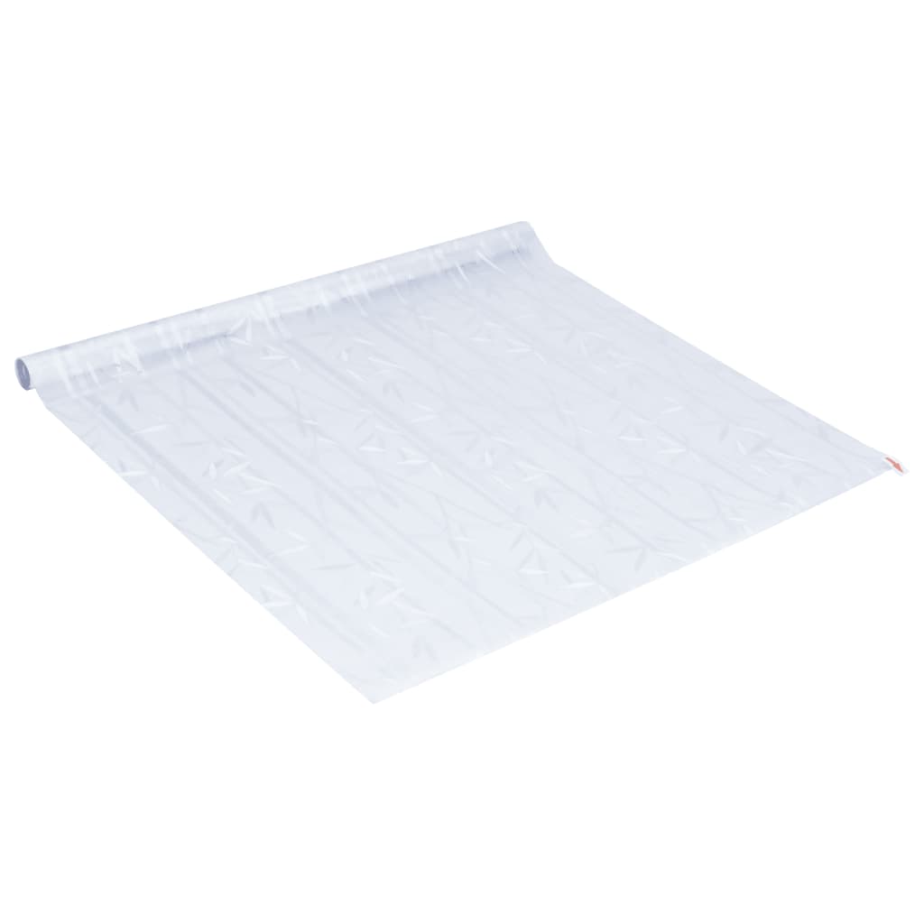 Película para janela fosca 90x500 cm PVC padrão de bambu