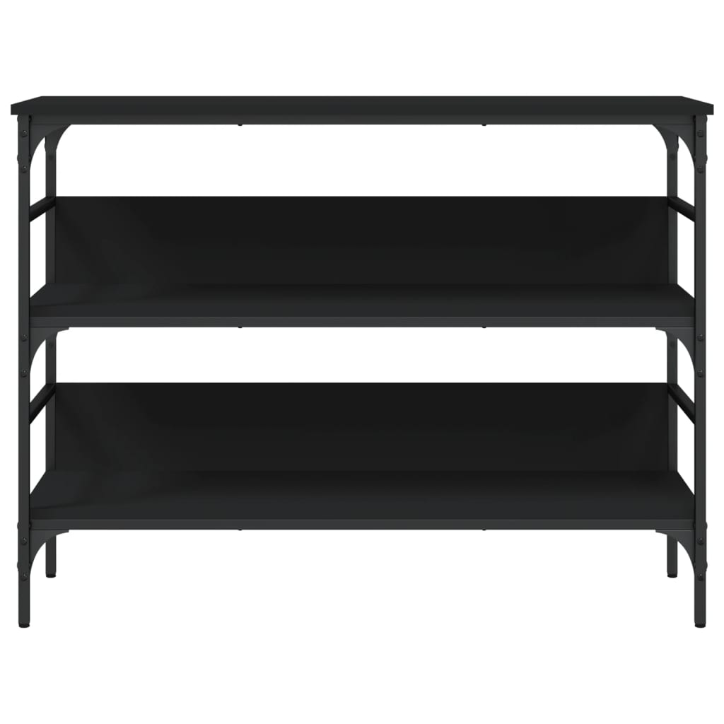 Mesa consola 100x32x75 cm derivados de madeira preto