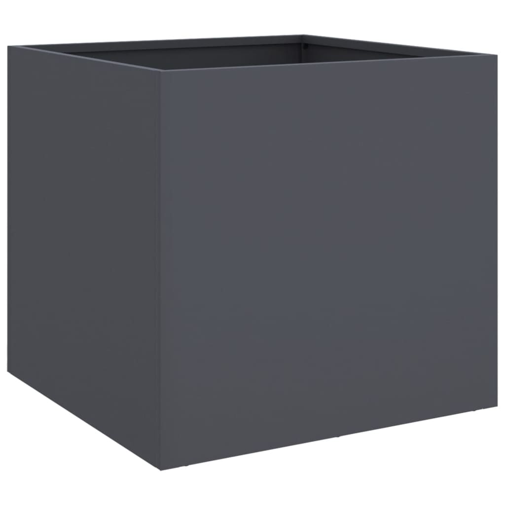 Vaso/floreira 49x47x46 cm aço antracite
