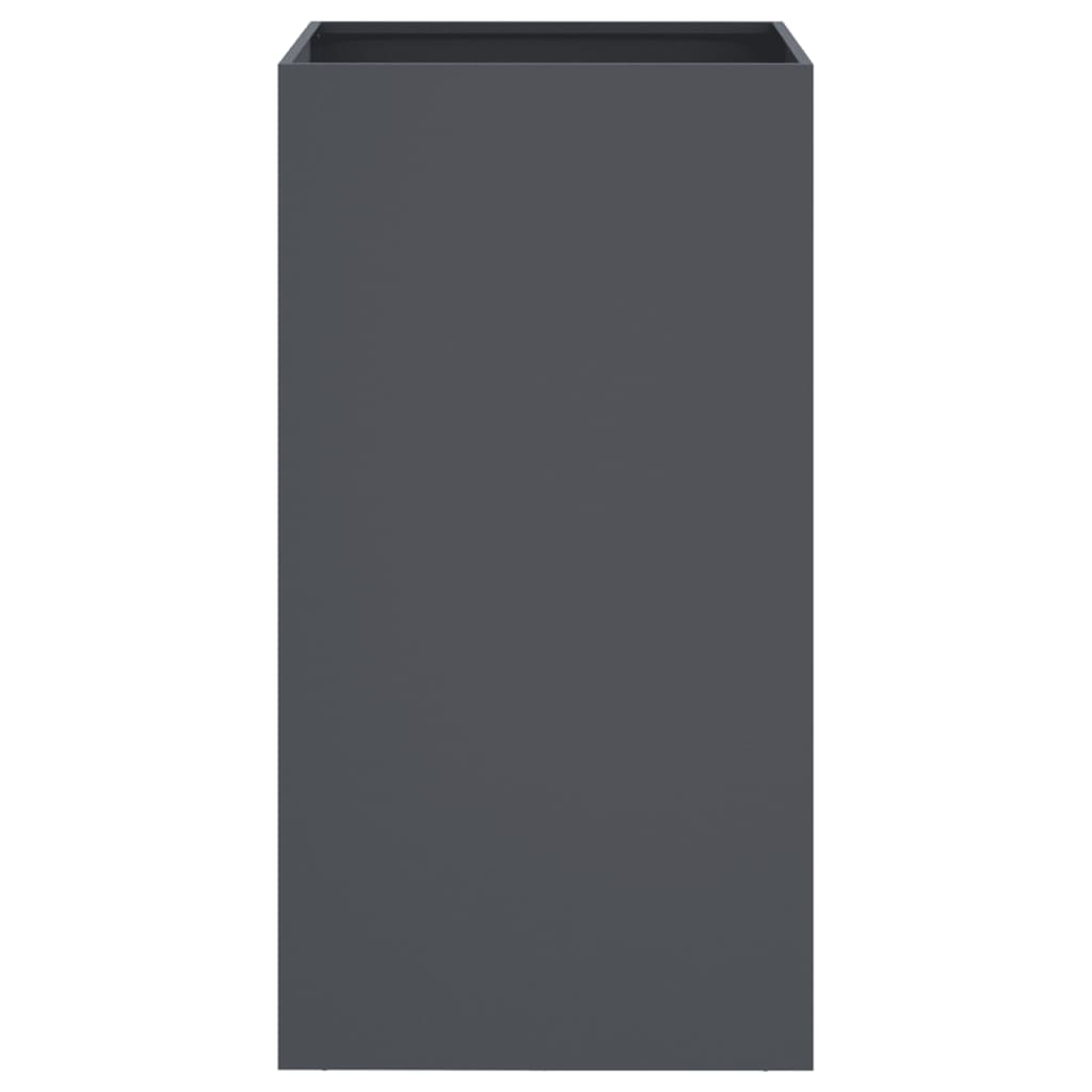Vaso/floreira 42x38x75 cm aço antracite