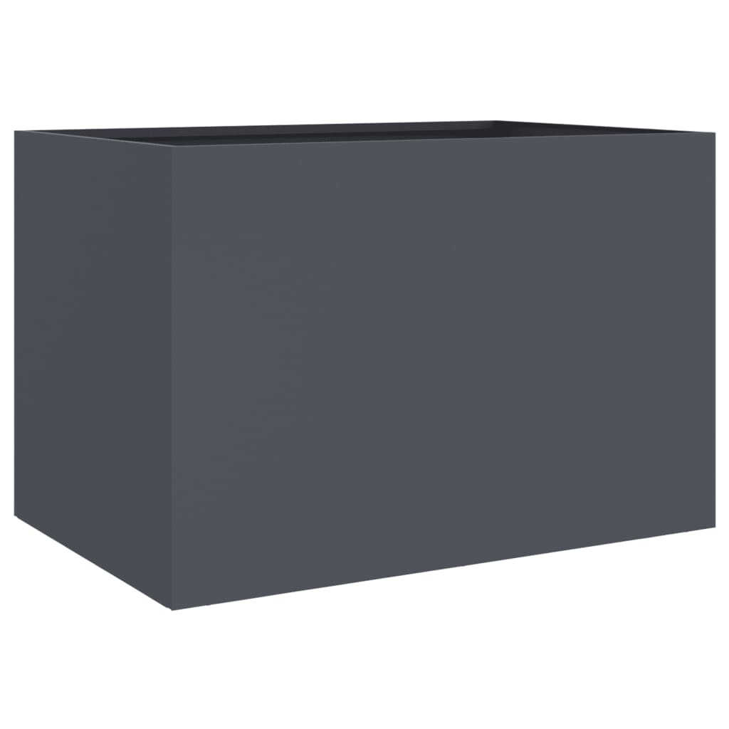 Vaso/floreira 62x47x46 cm aço antracite