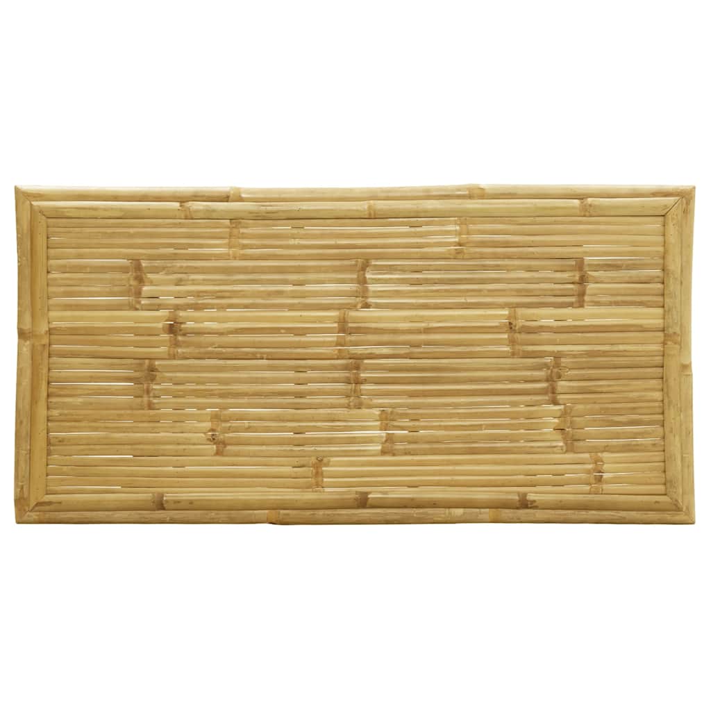 5 pcs conjunto bistrô dobrável c/ almofadões cinza escuro bambu