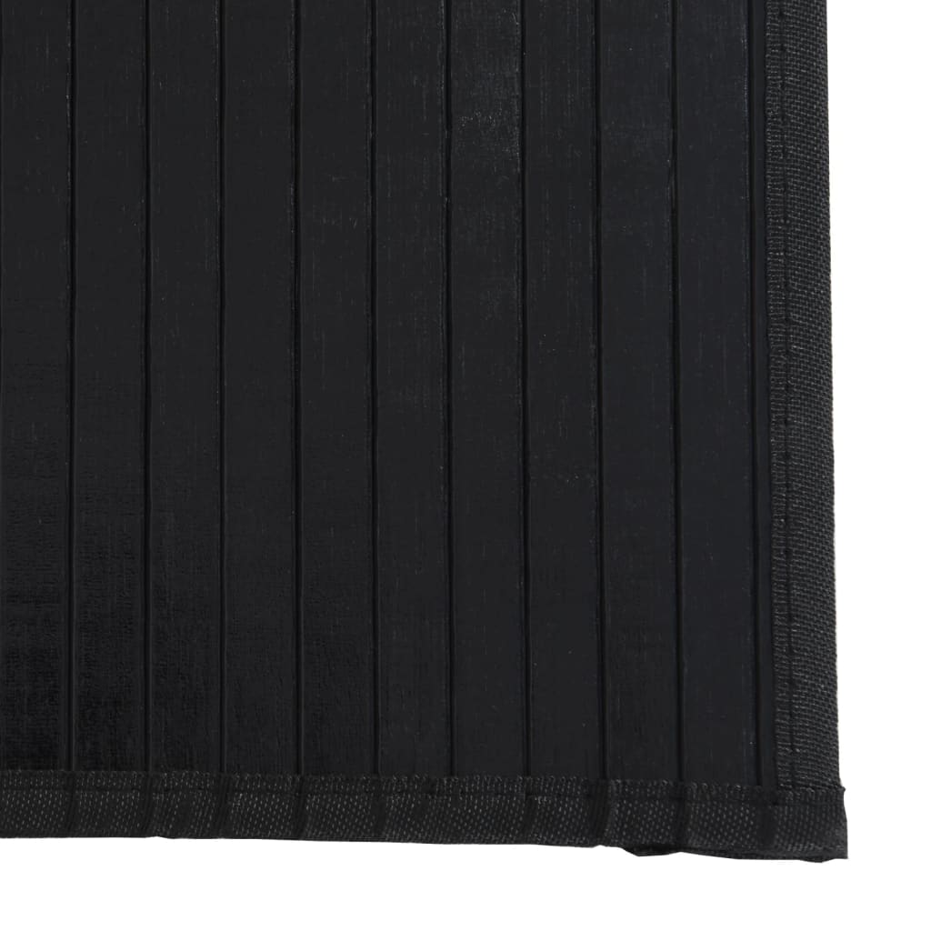 Tapete retangular 60x500 cm bambu preto