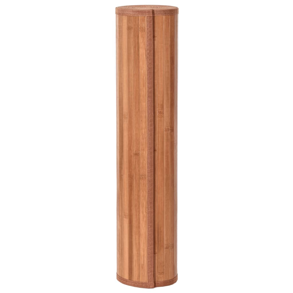 Tapete retangular 70x400 cm bambu castanho
