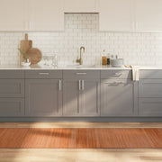 Tapete retangular 70x400 cm bambu castanho