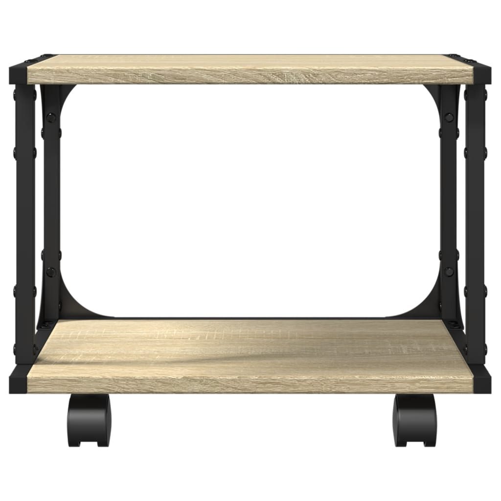 Suporte impressora 2 prateleiras deriv. madeira carvalho sonoma