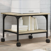 Suporte impressora 2 prateleiras deriv. madeira carvalho sonoma