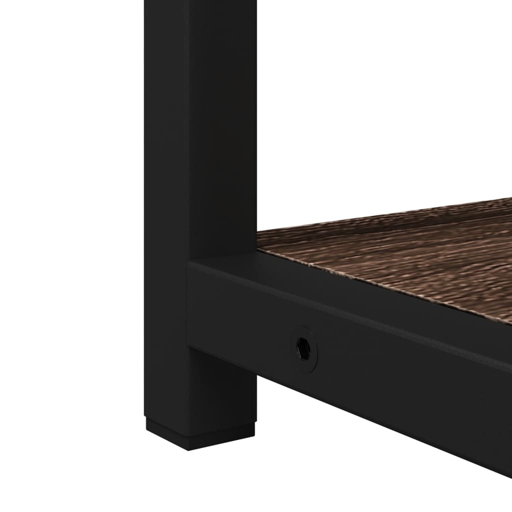 Armário casa banho c/ espelho deriv. madeira carvalho castanho