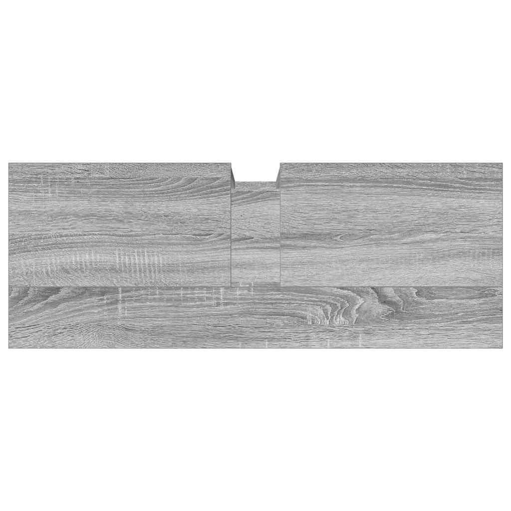 Móvel p/ lavatório 80x30x60cm derivados madeira cinzento sonoma
