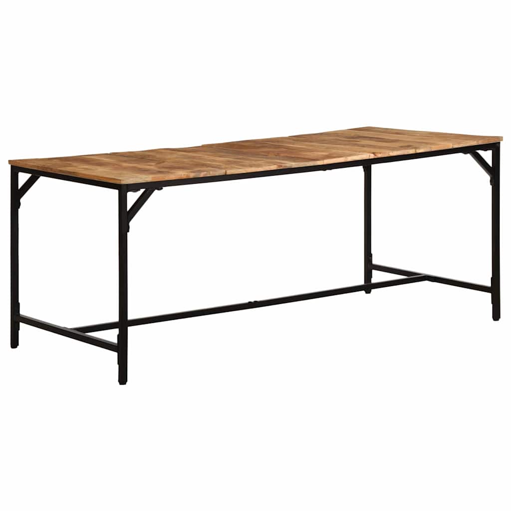 Mesa de jantar 180x90x75 cm madeira de mangueira maciça