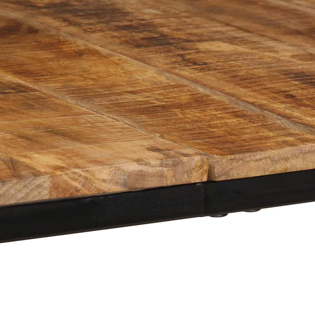 Mesa de jantar 200x100x75 cm madeira de mangueira maciça áspera