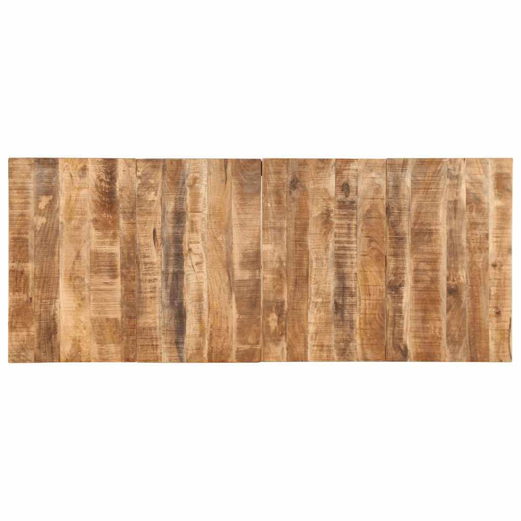 Mesa de jantar 220x90x75 cm madeira de mangueira maciça áspera