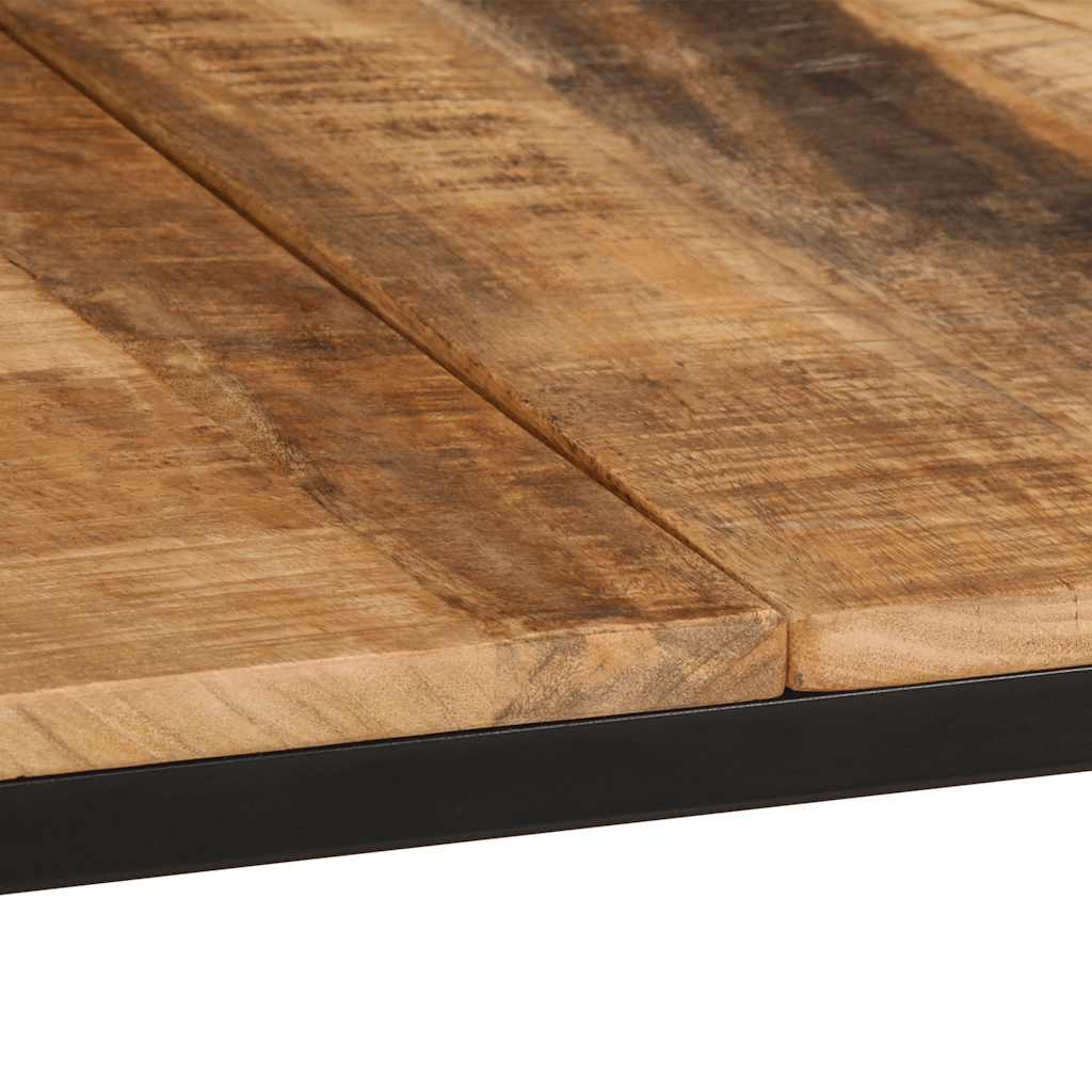 Mesa de jantar 220x90x75 cm madeira de mangueira maciça áspera