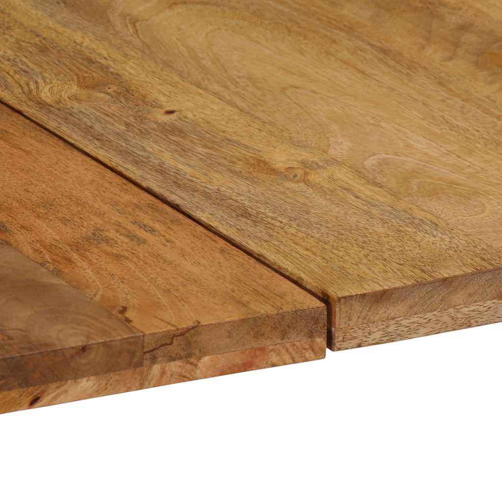 Mesa de jantar 140x70x75 cm madeira de mangueira maciça