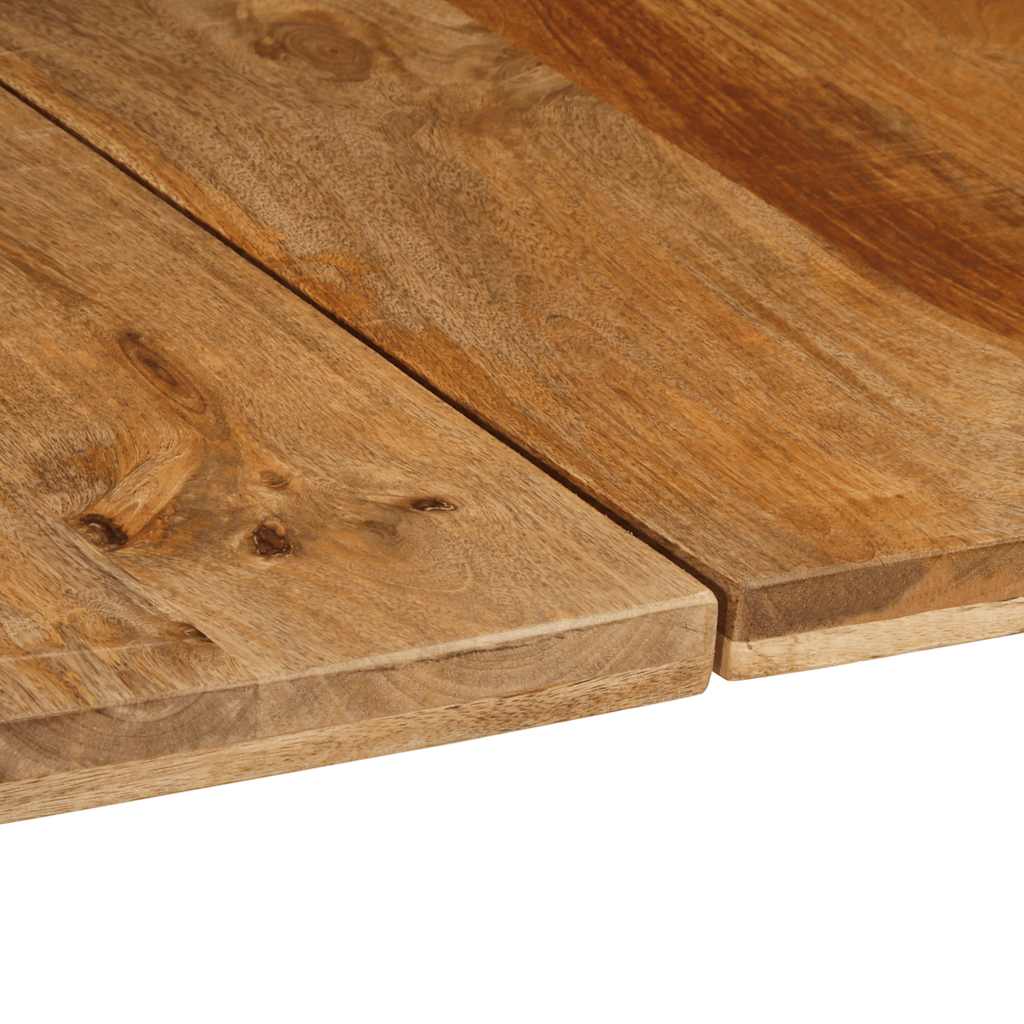 Mesa de jantar 160x80x75 cm madeira de mangueira maciça