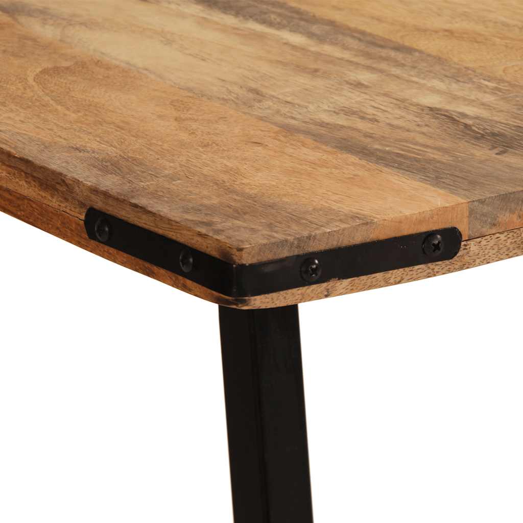 Mesa de jantar 180x90x75 cm madeira de mangueira maciça