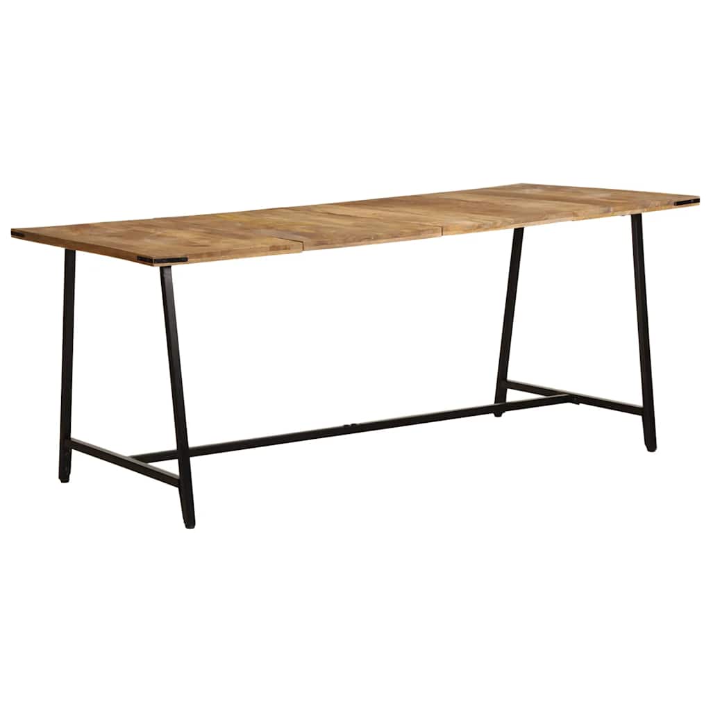 Mesa de jantar 180x90x75 cm madeira de mangueira maciça
