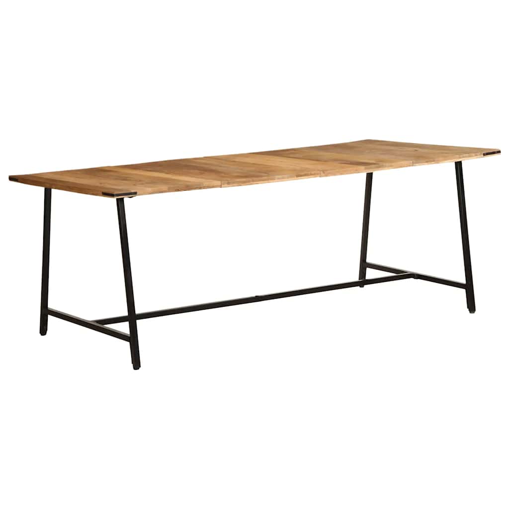 Mesa de jantar 200x100x75 cm madeira de mangueira maciça