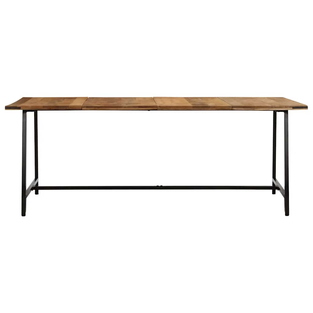 Mesa de jantar 200x100x75 cm madeira de mangueira maciça