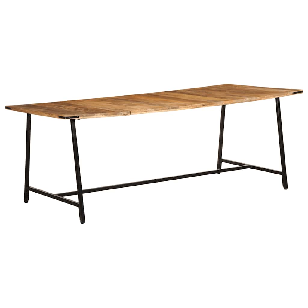 Mesa de jantar 200x100x75 cm madeira de mangueira maciça