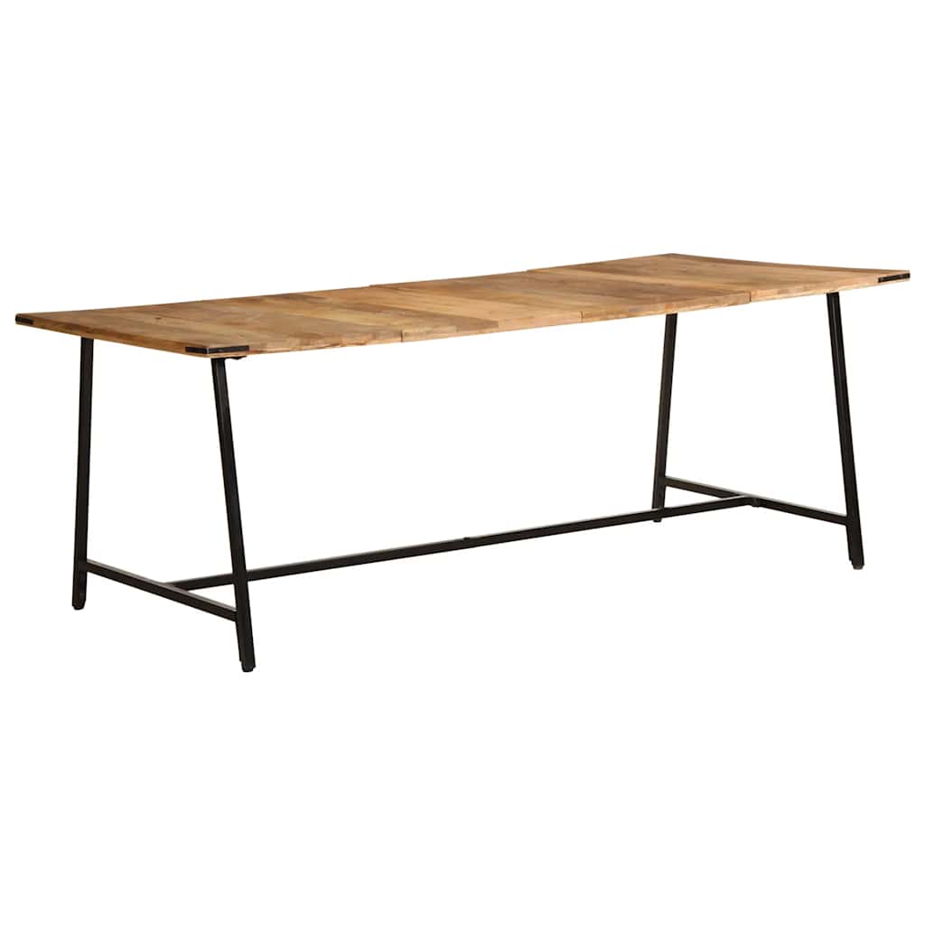 Mesa de jantar 200x100x75 cm madeira de mangueira maciça
