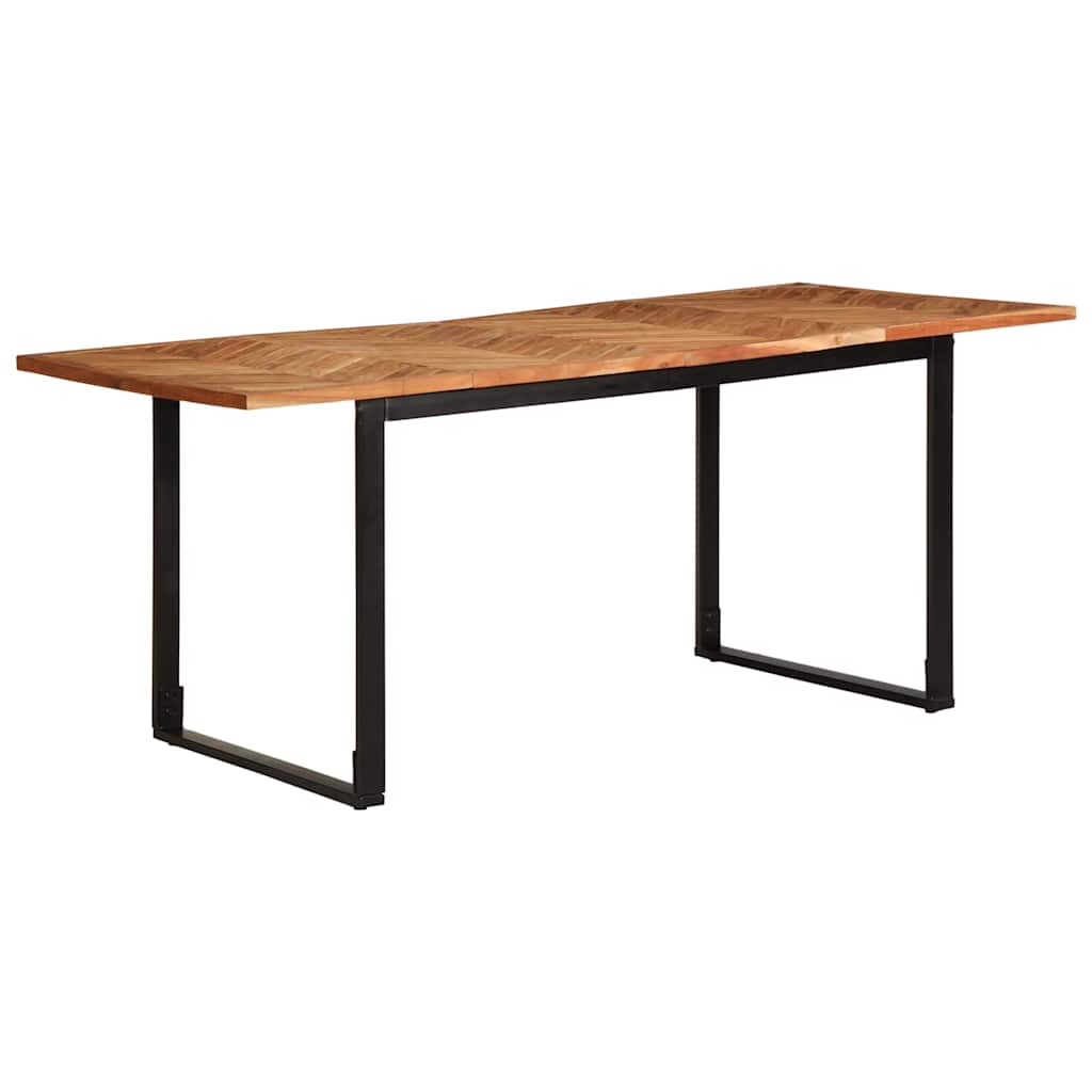 Mesa de jantar 180x90x75 cm madeira de acácia maciça