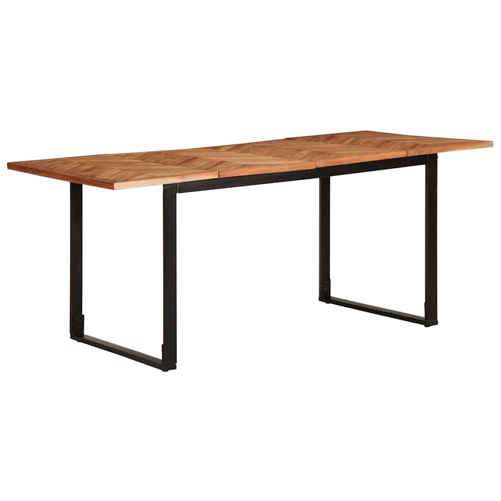Mesa de jantar 180x90x75 cm madeira de acácia maciça