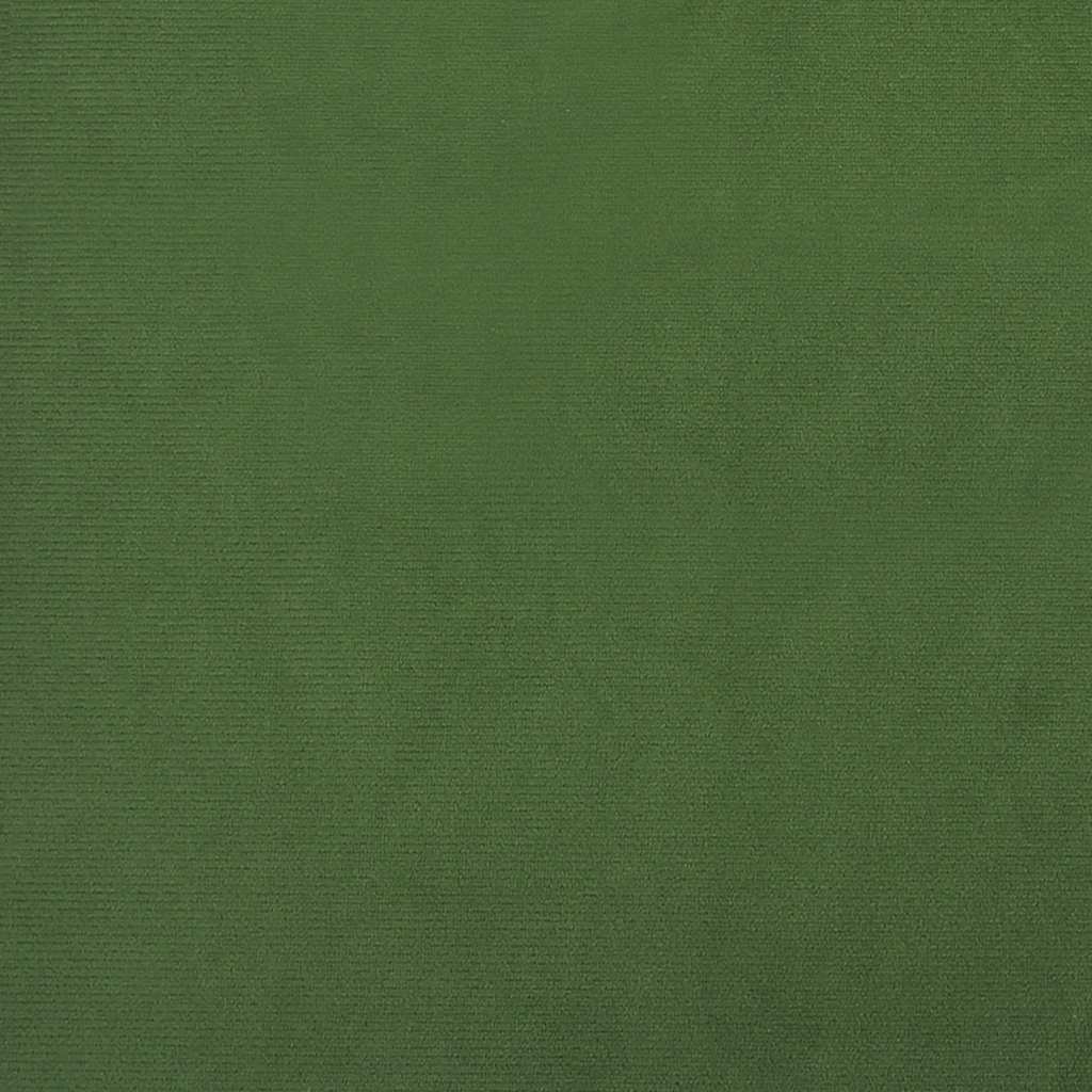 Sofá-cama de 2 lugares veludo verde-escuro