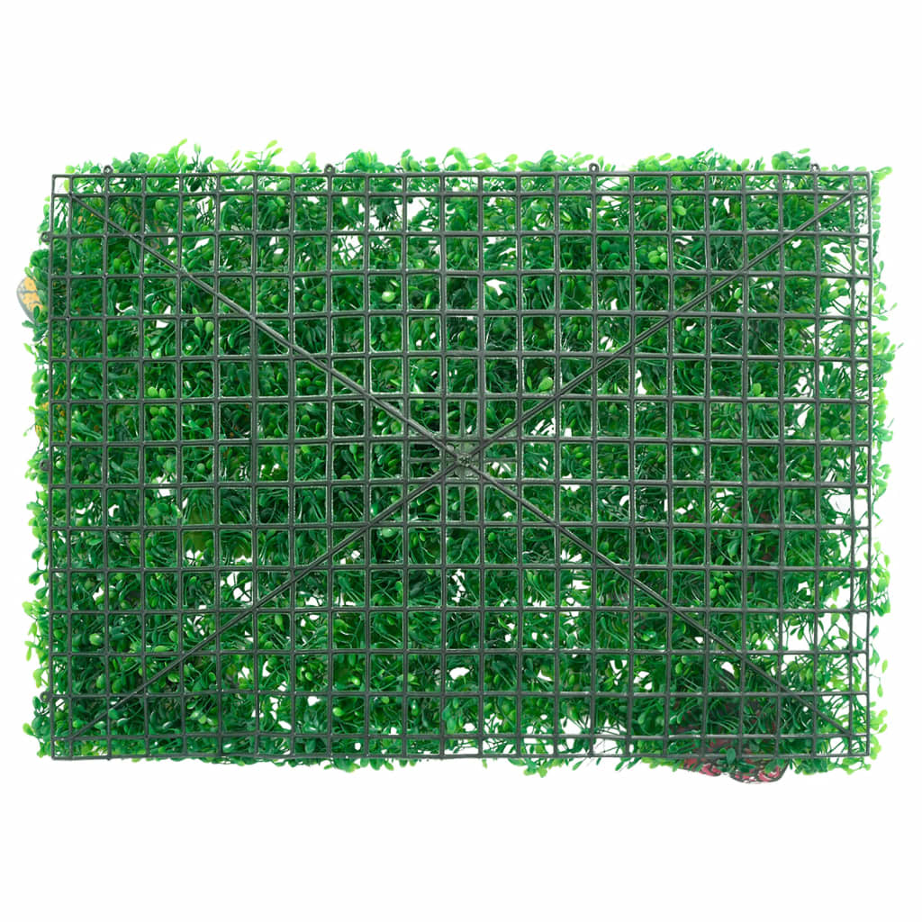   Vedação de plantas artificiais 6 pcs 40x60 cm verde