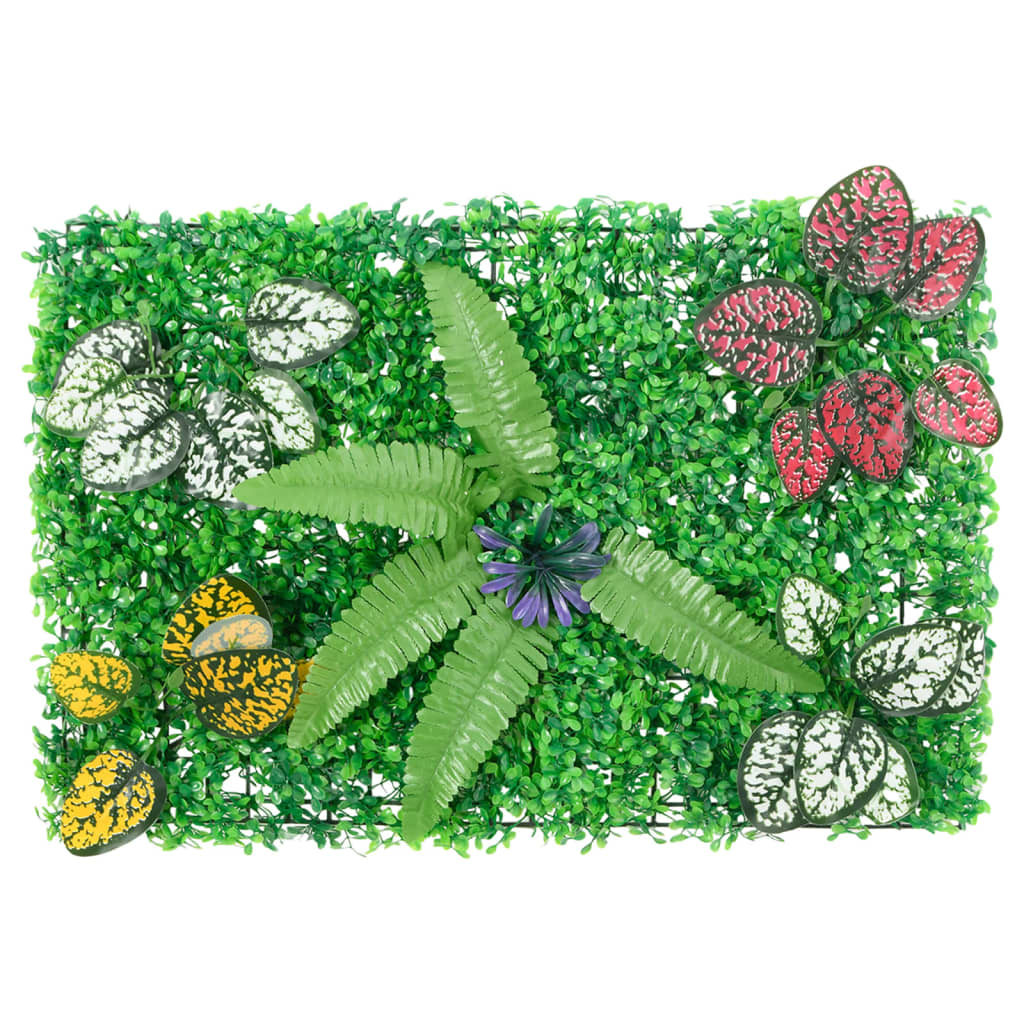   Vedação de plantas artificiais 24 pcs 40x60 cm verde