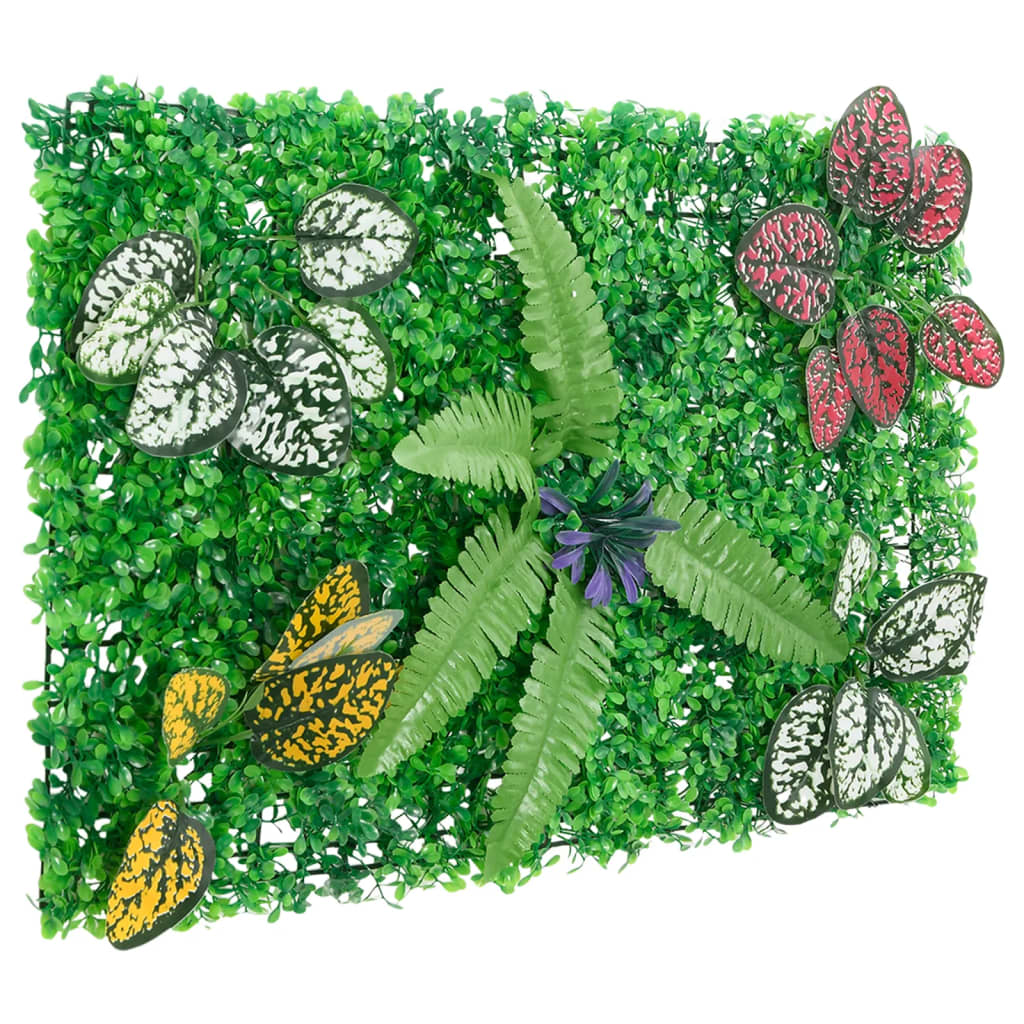   Vedação de plantas artificiais 24 pcs 40x60 cm verde