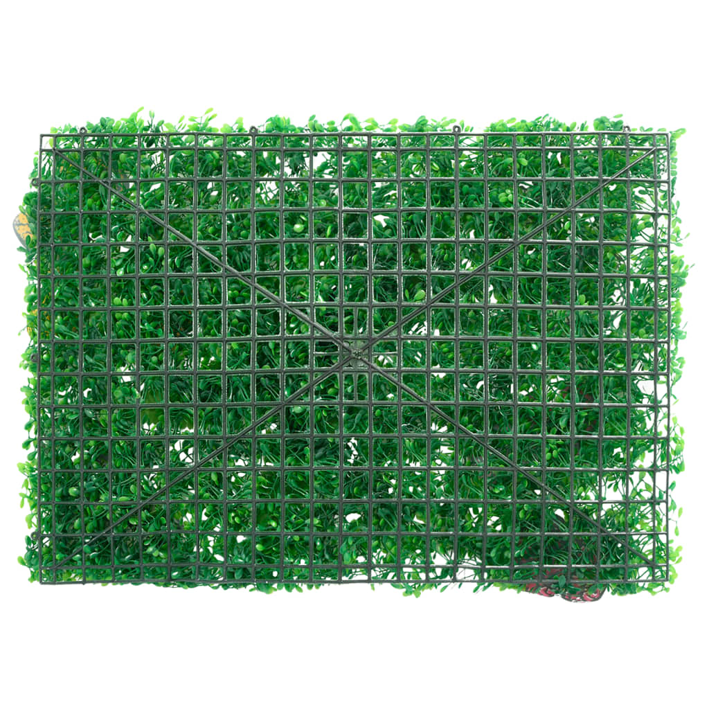   Vedação de plantas artificiais 24 pcs 40x60 cm verde