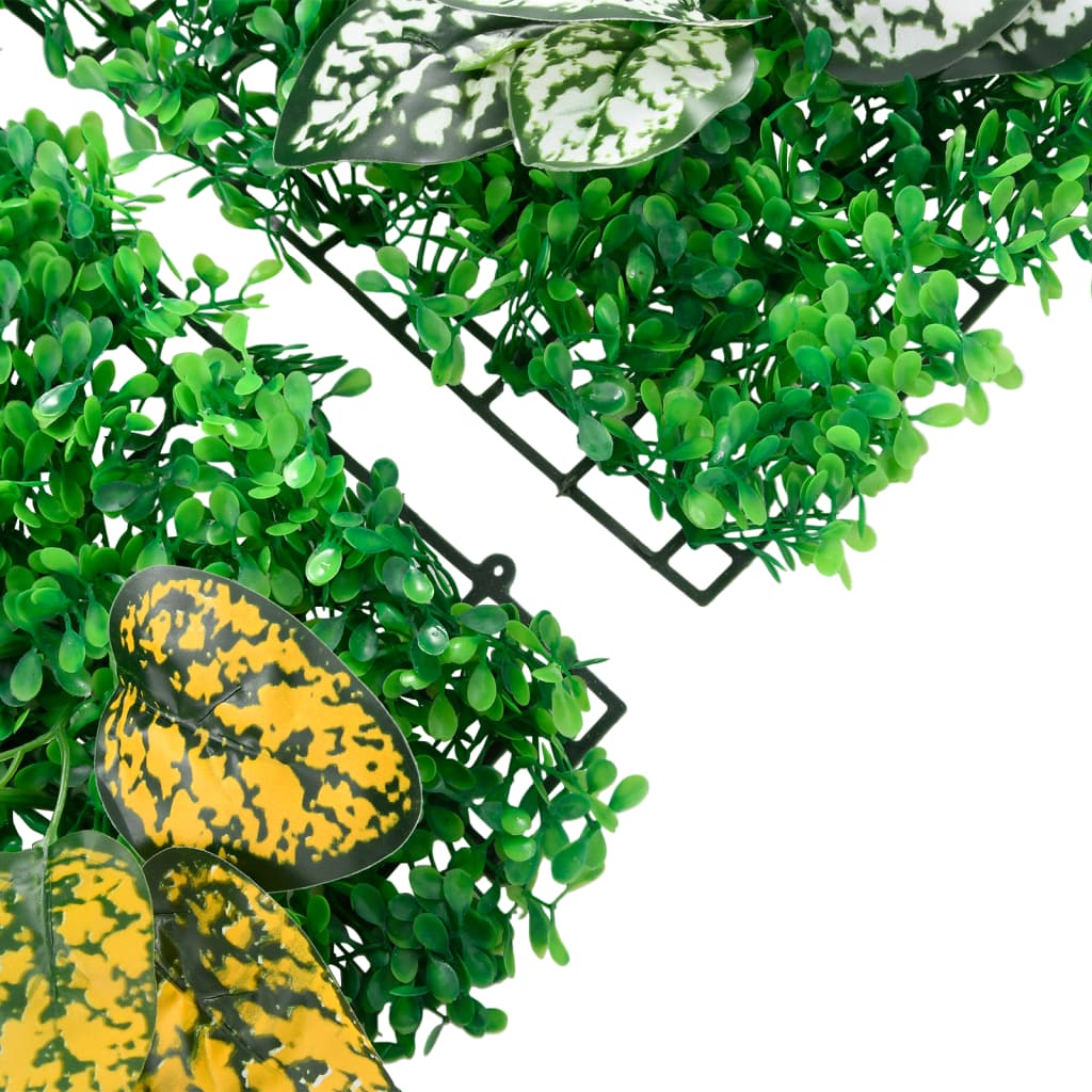   Vedação de plantas artificiais 24 pcs 40x60 cm verde