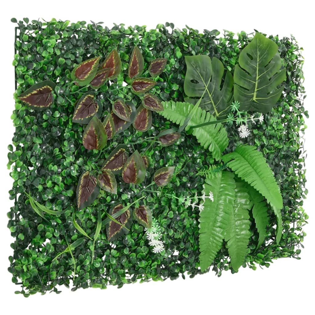   Vedação de plantas artificiais 6 pcs 40x60 cm verde