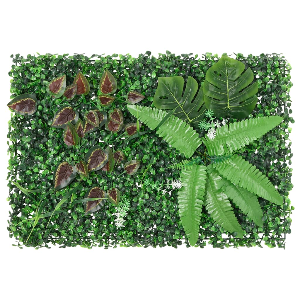   Vedação de plantas artificiais 24 pcs 40x60 cm verde