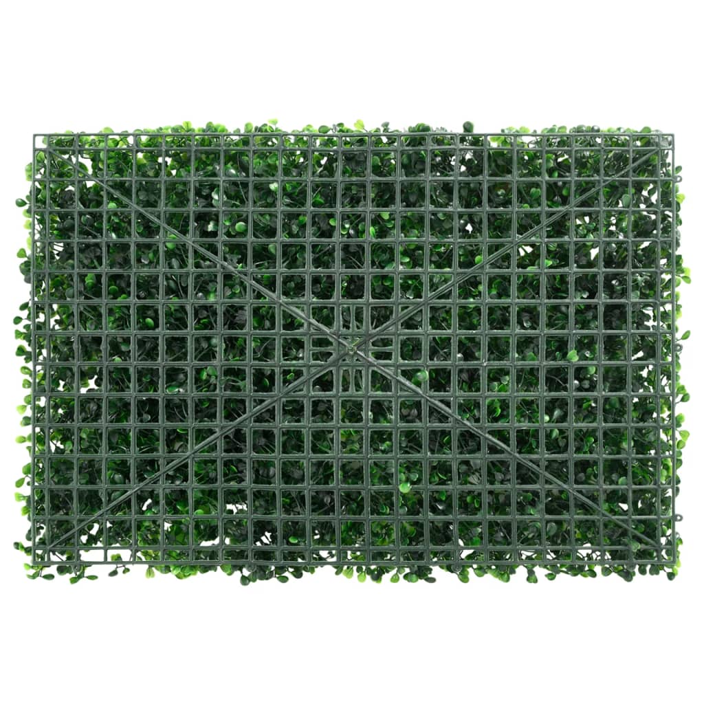   Vedação de plantas artificiais 24 pcs 40x60 cm verde