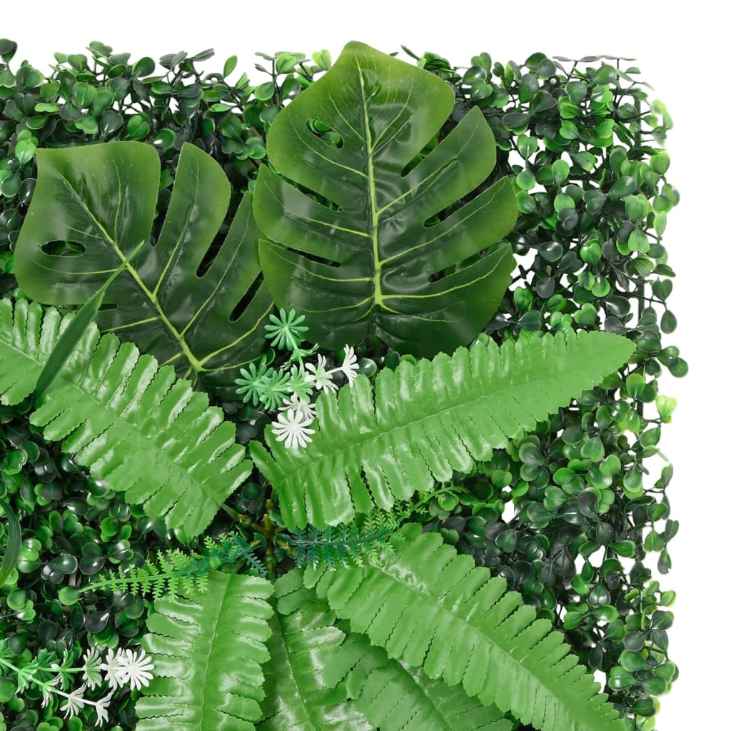   Vedação de plantas artificiais 24 pcs 40x60 cm verde